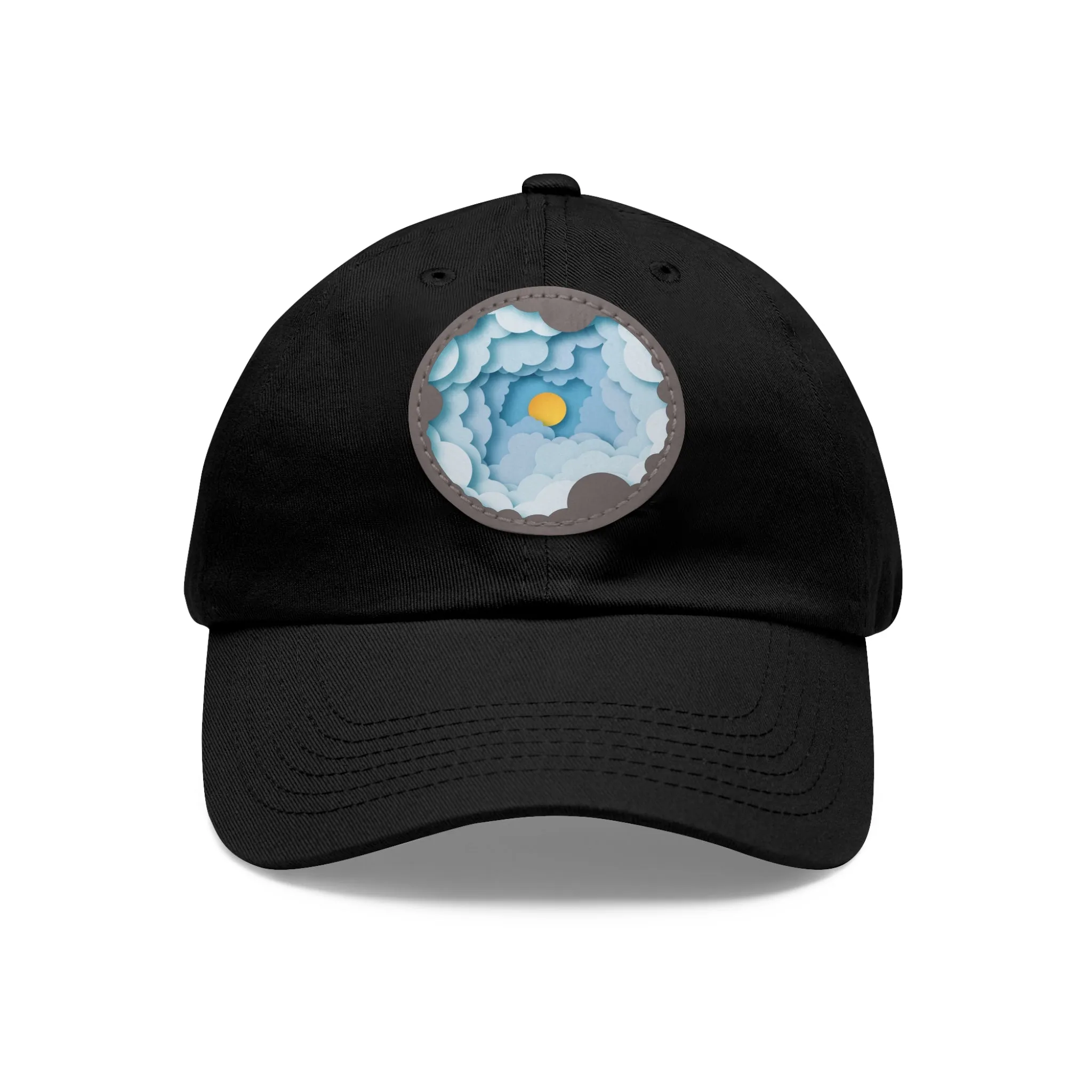 Dad Hat - Cloud Style Feel Good Beuti Leather Patch Round Cap