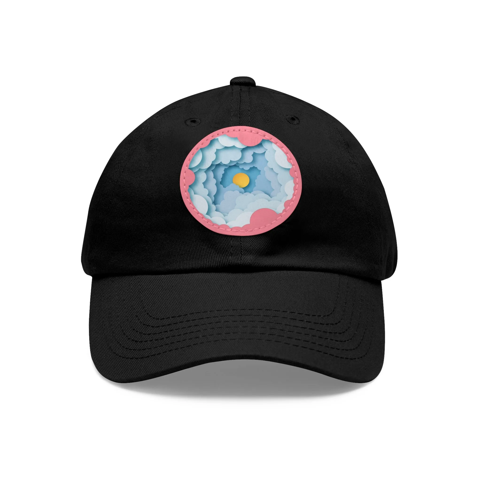 Dad Hat - Cloud Style Feel Good Beuti Leather Patch Round Cap