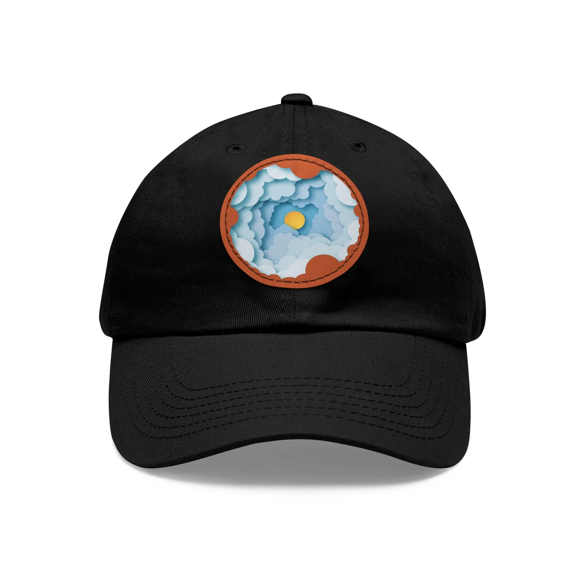 Dad Hat - Cloud Style Feel Good Beuti Leather Patch Round Cap