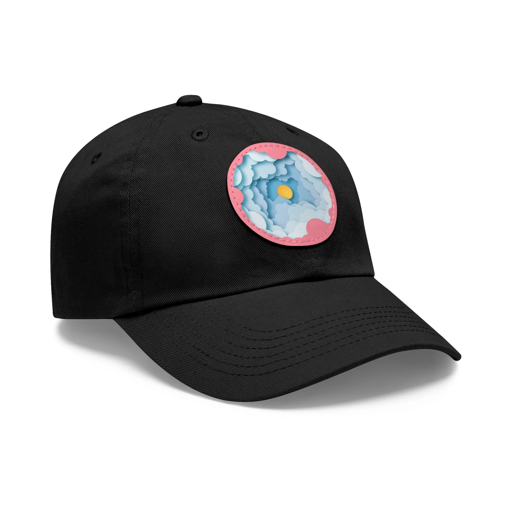 Dad Hat - Cloud Style Feel Good Beuti Leather Patch Round Cap