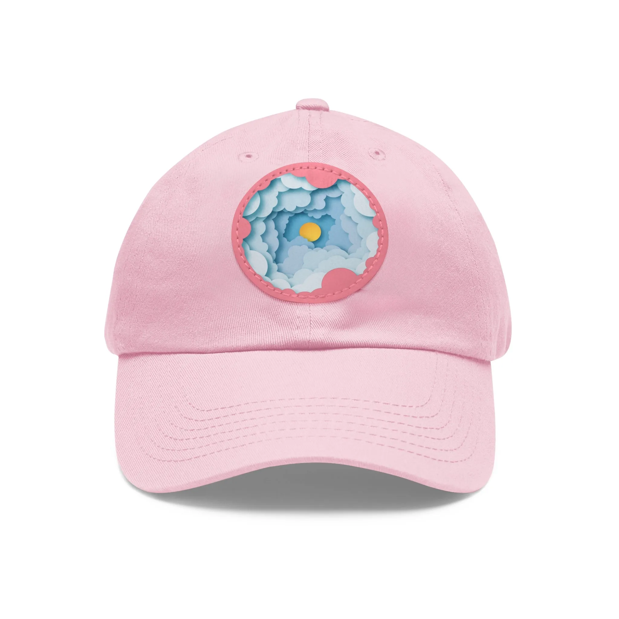 Dad Hat - Cloud Style Feel Good Beuti Leather Patch Round Cap