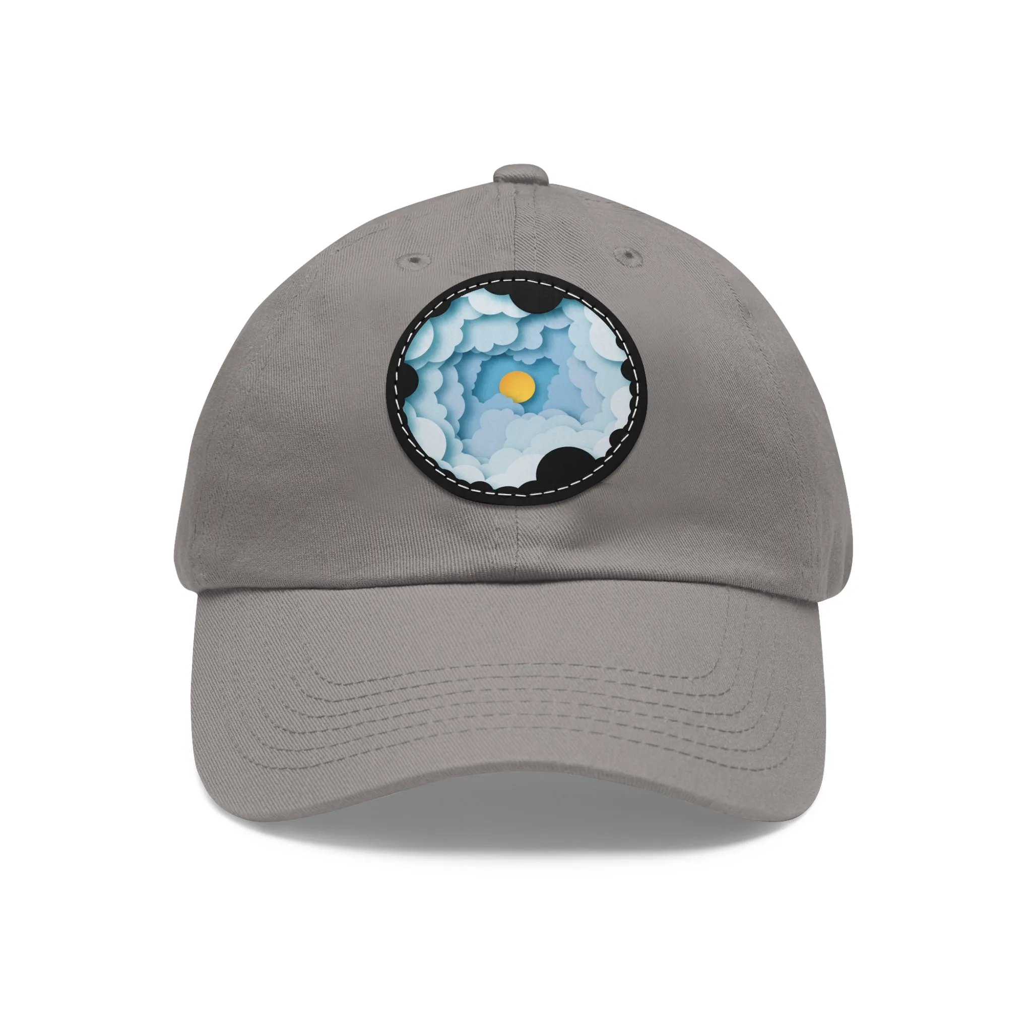 Dad Hat - Cloud Style Feel Good Beuti Leather Patch Round Cap