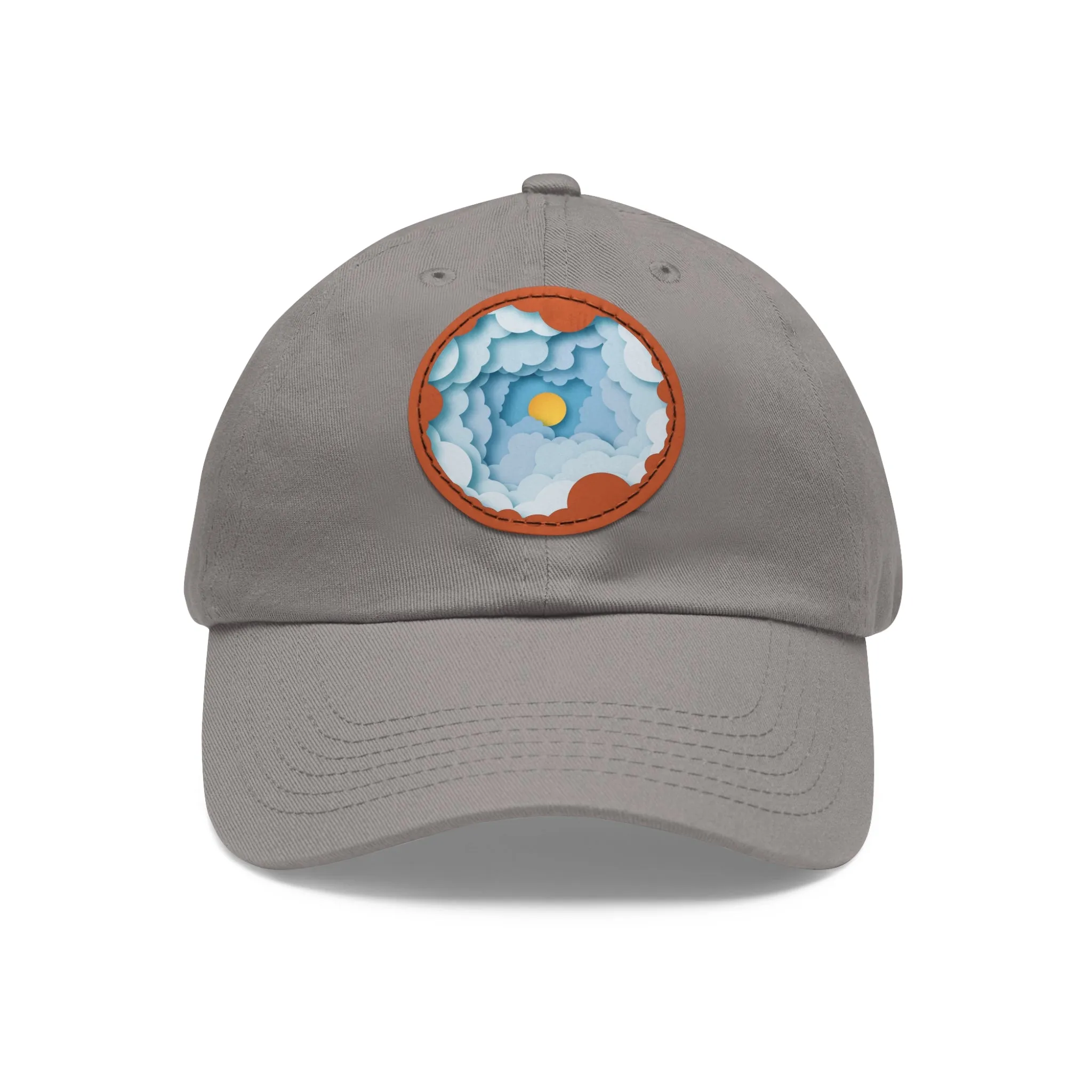 Dad Hat - Cloud Style Feel Good Beuti Leather Patch Round Cap