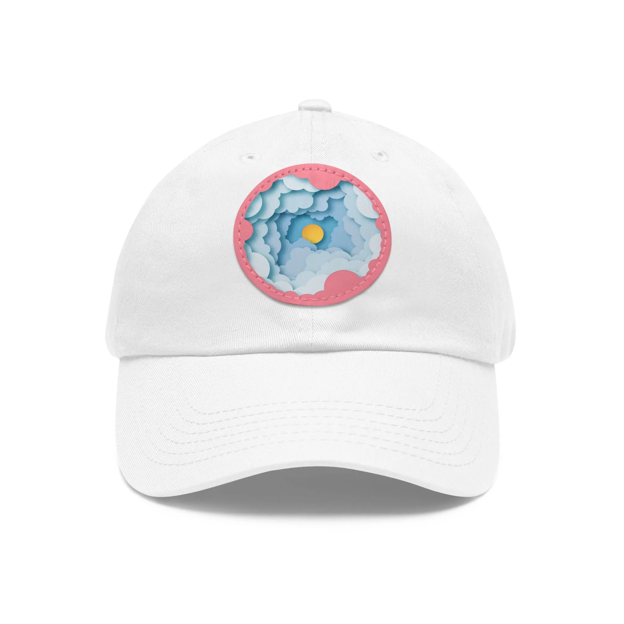 Dad Hat - Cloud Style Feel Good Beuti Leather Patch Round Cap