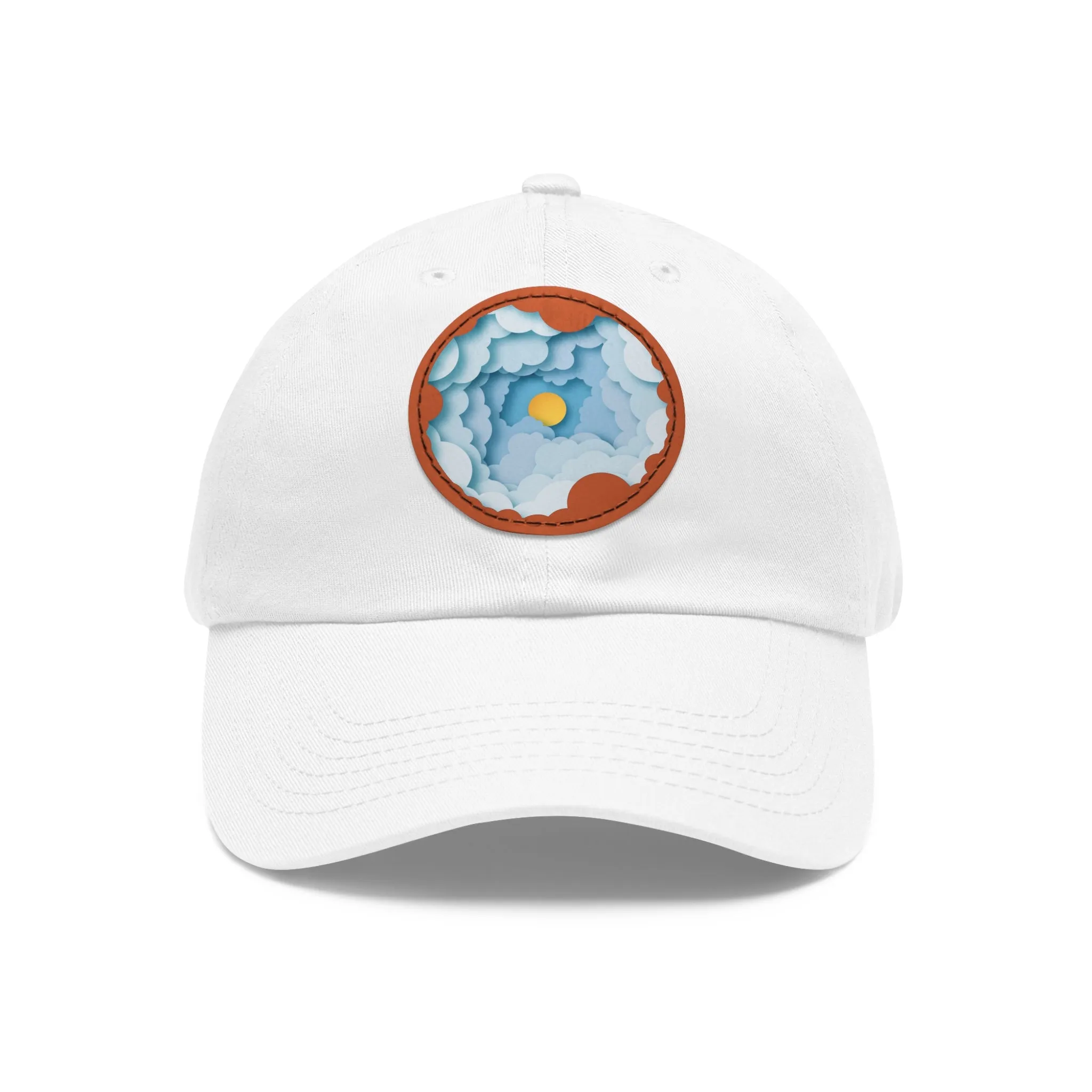 Dad Hat - Cloud Style Feel Good Beuti Leather Patch Round Cap