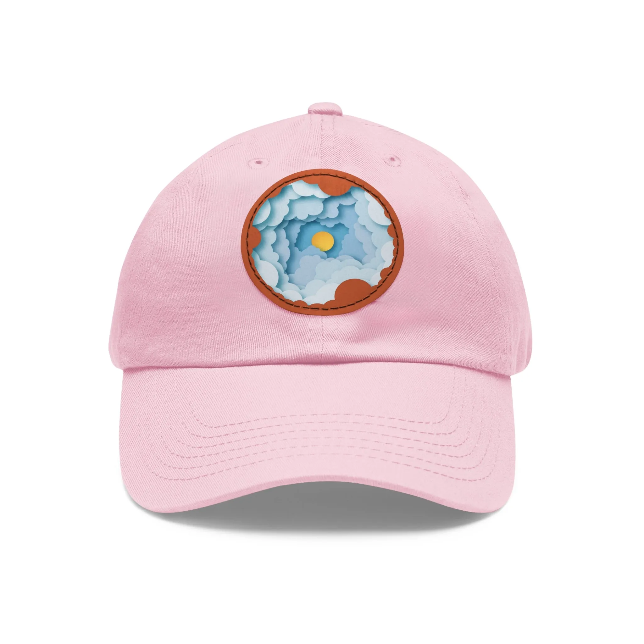 Dad Hat - Cloud Style Feel Good Beuti Leather Patch Round Cap