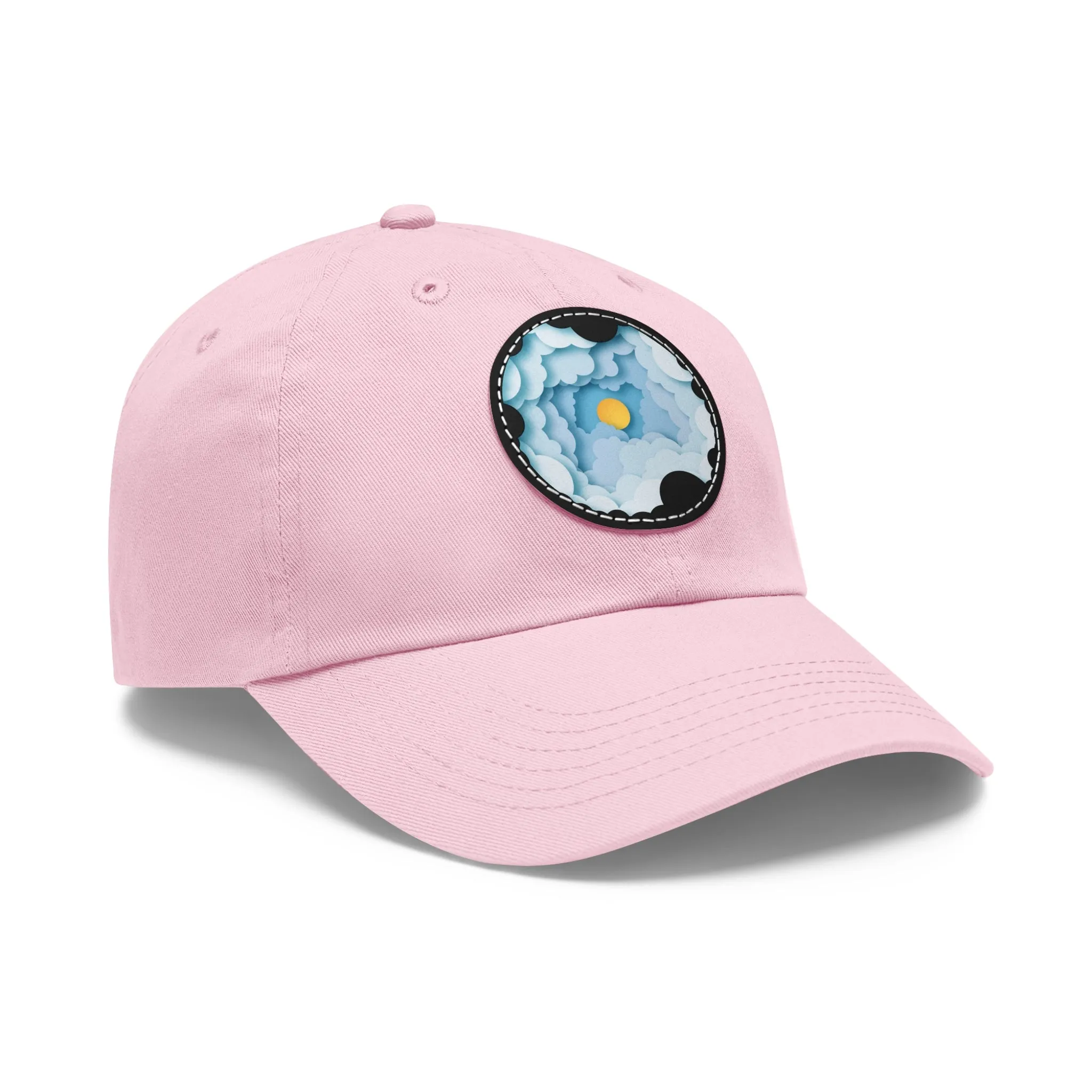 Dad Hat - Cloud Style Feel Good Beuti Leather Patch Round Cap