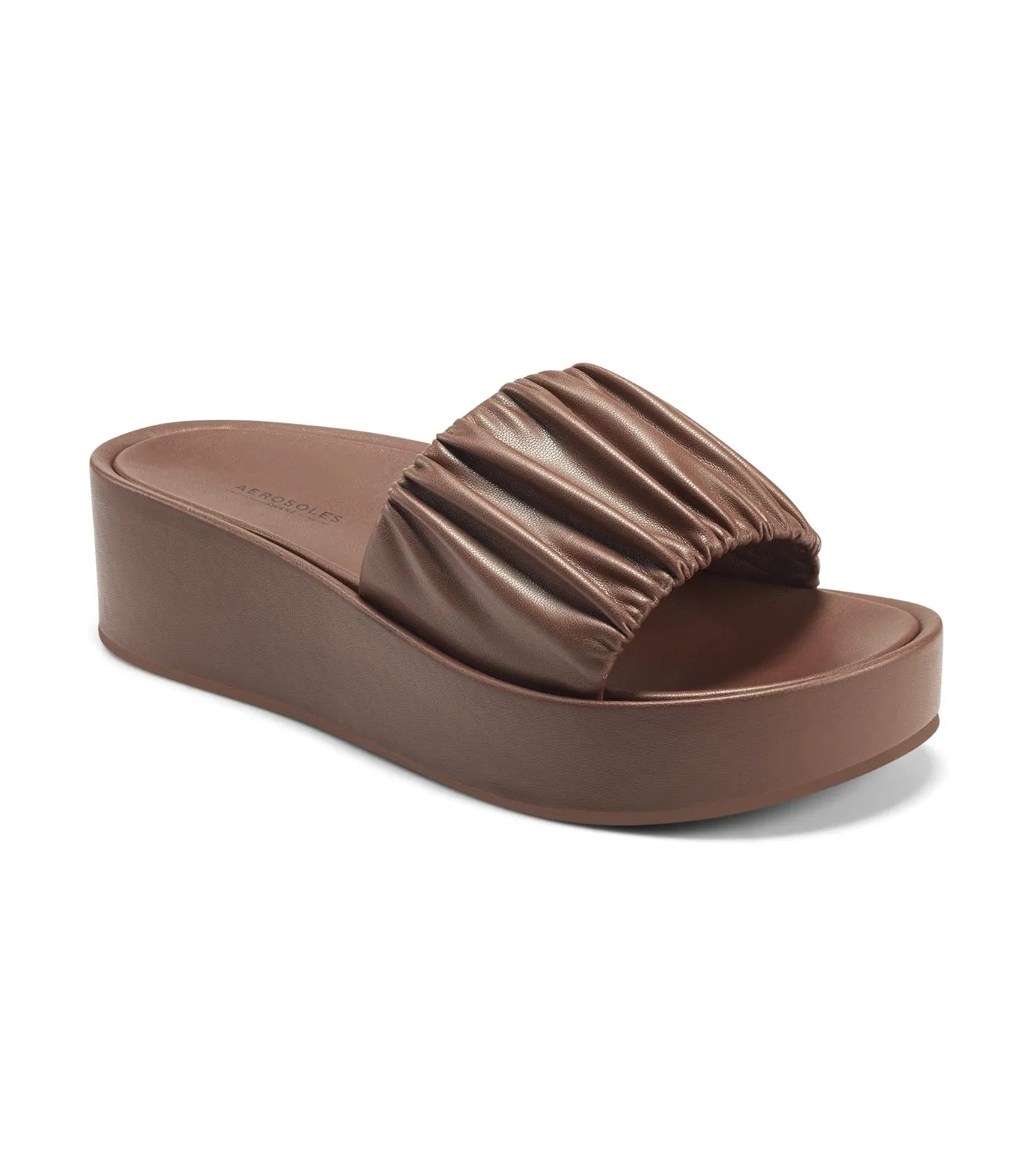 Dada Platform Slip-Ons Tan