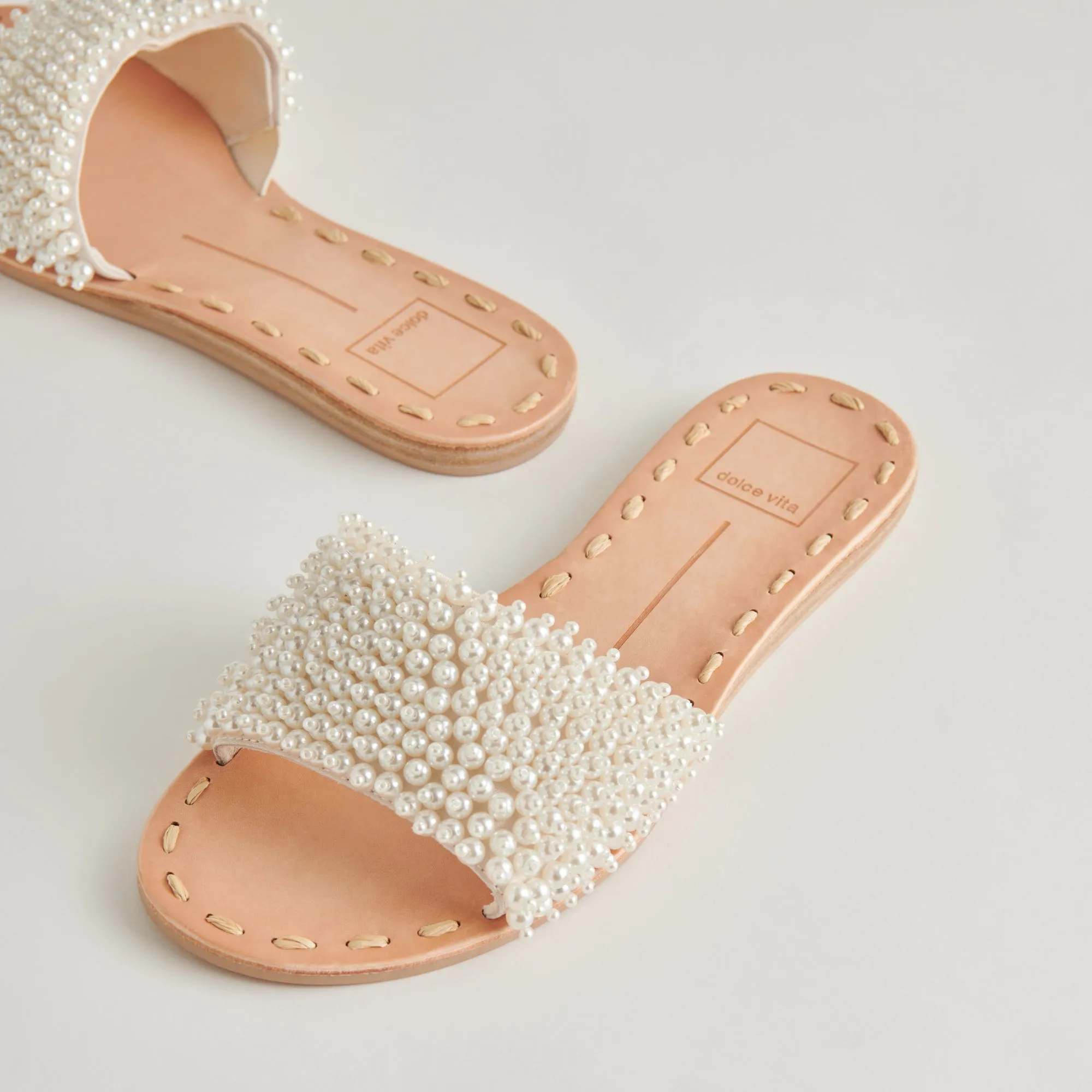 DALON PEARL SANDALS VANILLA PEARLS