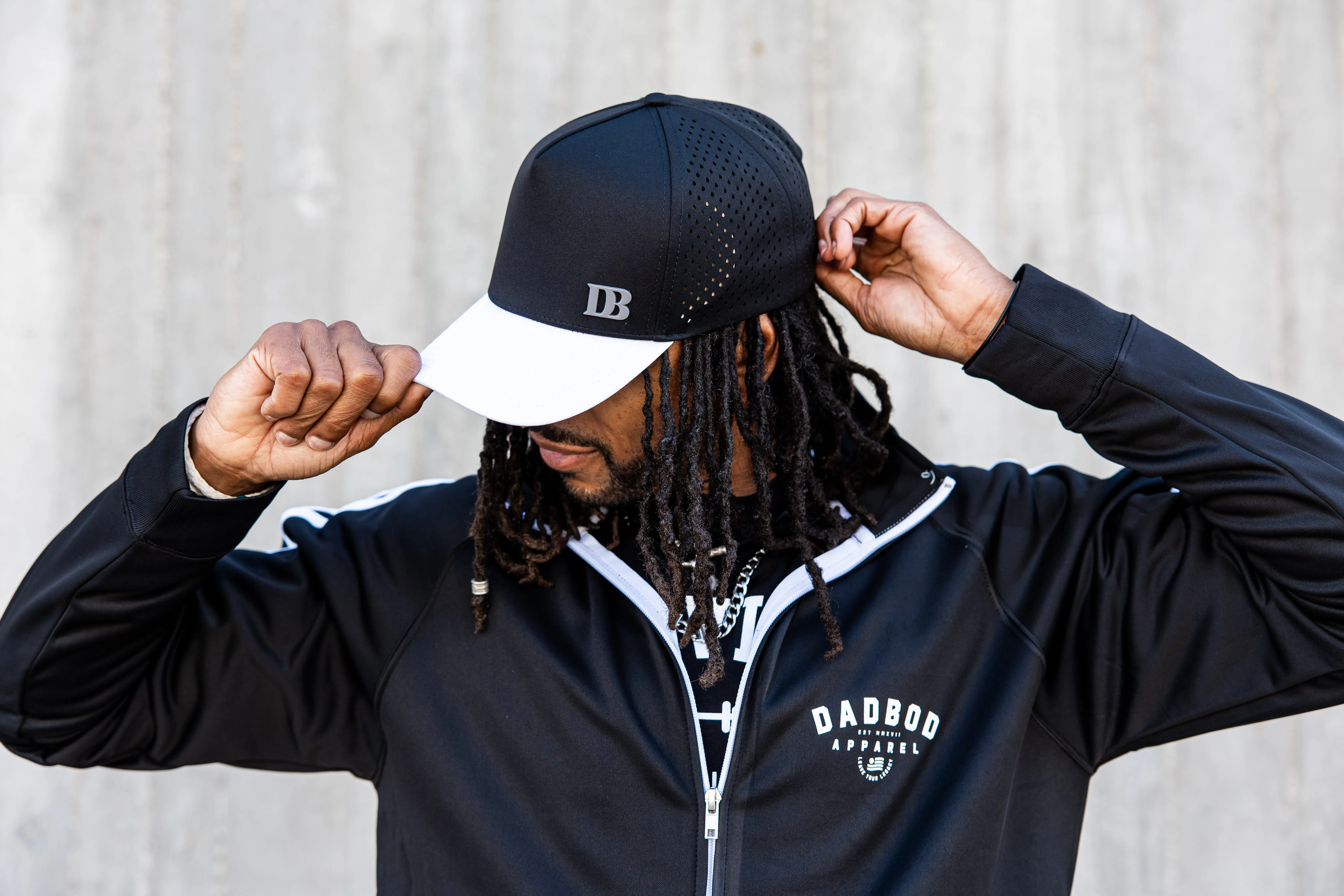 DB Icon Premium Active Hat (Black/White Bill)