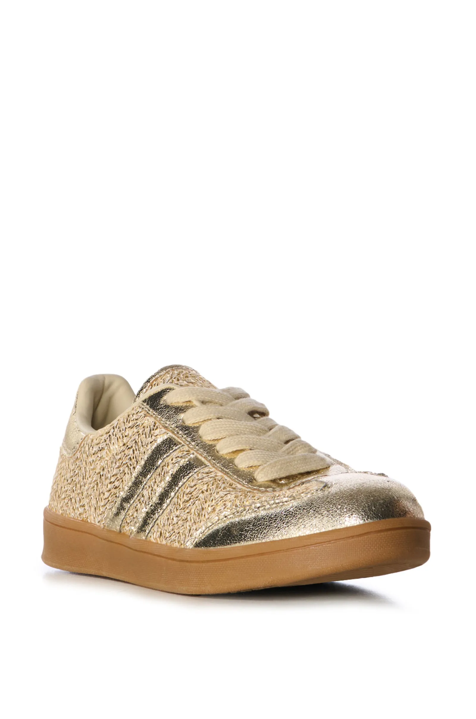 ELDER-GOLD FLAT SNEAKER