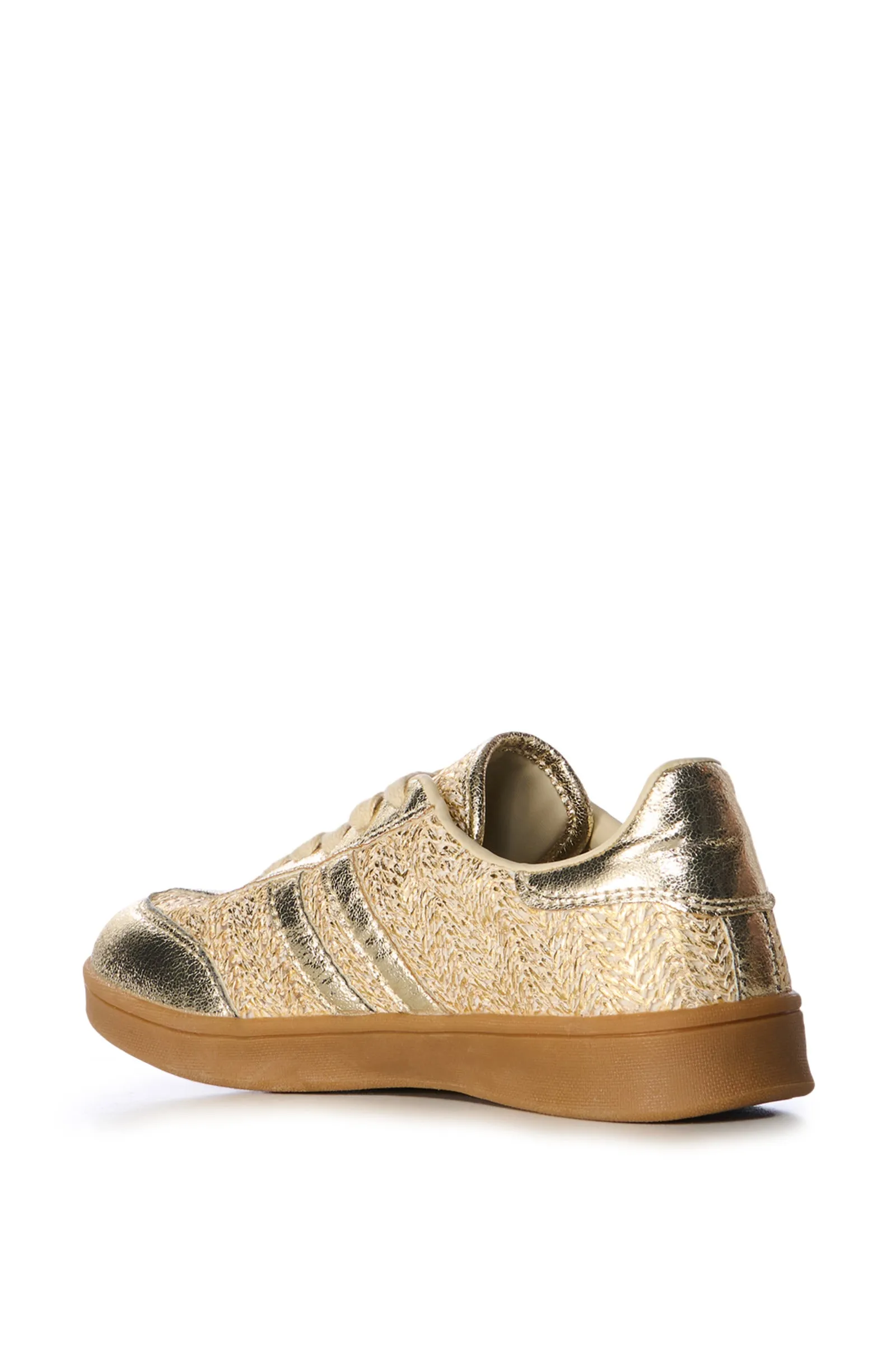 ELDER-GOLD FLAT SNEAKER