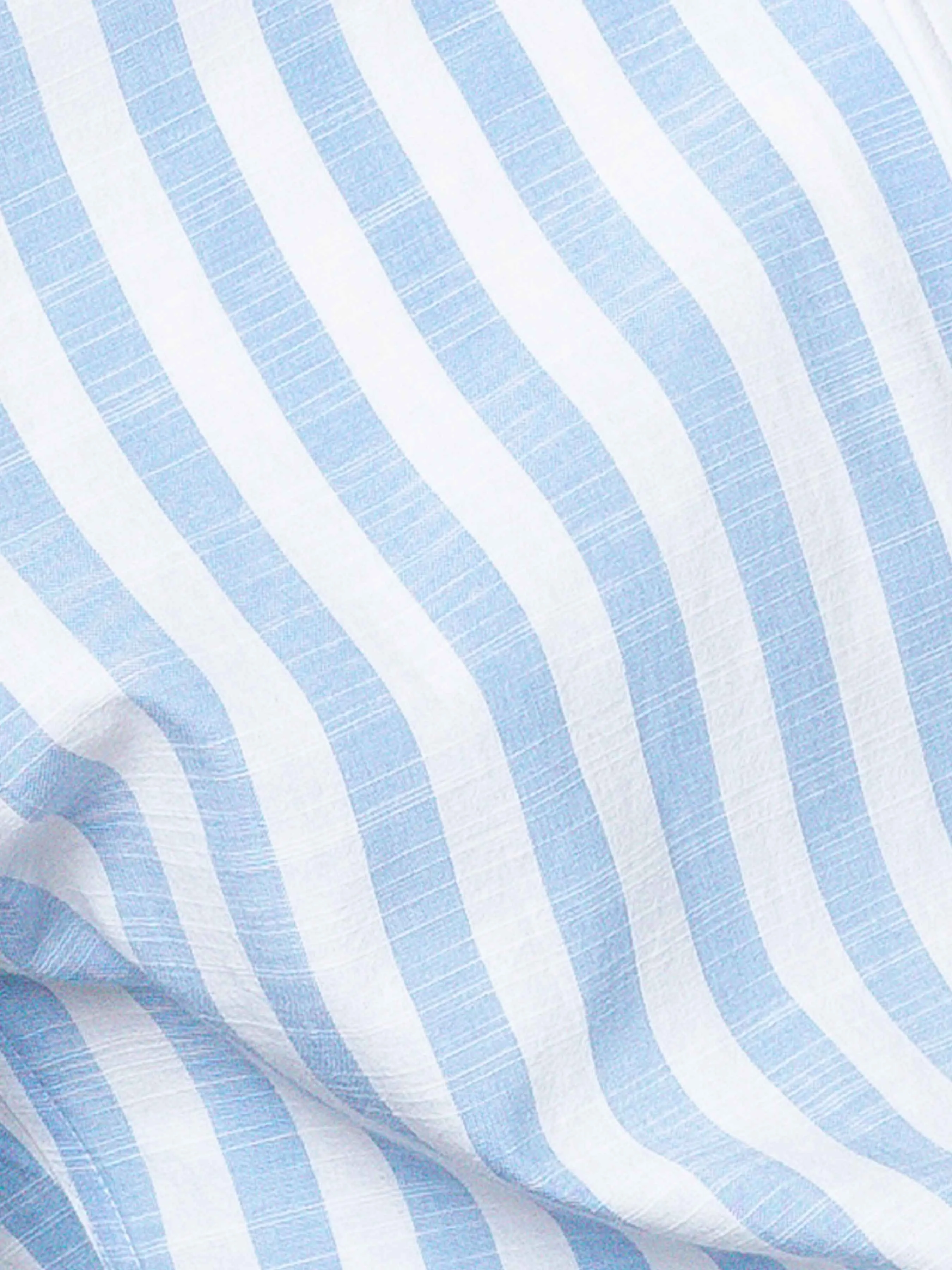 Emanuel Striped Shirt - Blue Windsor Collar