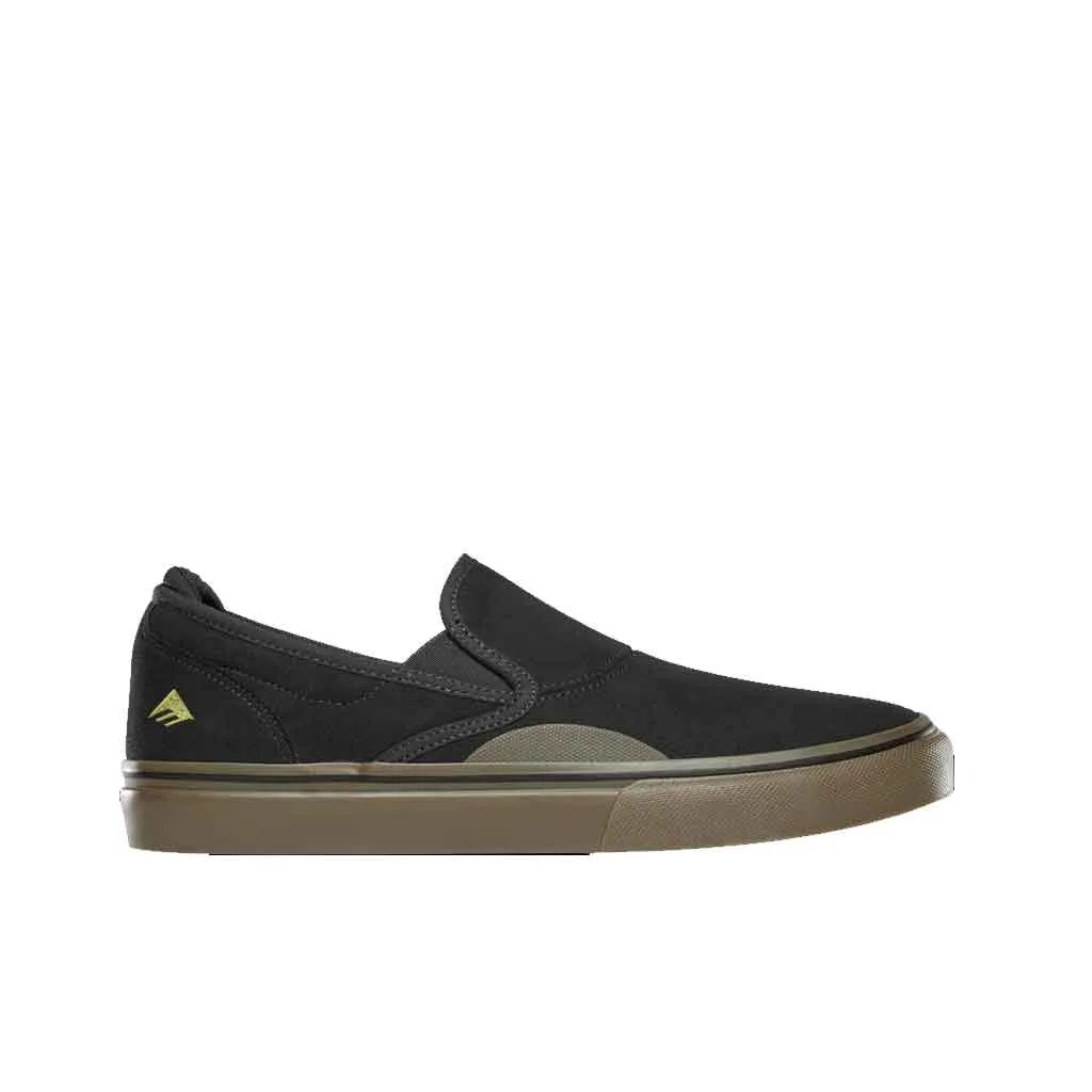 Emerica Wino G6 Slip on - Black/Gum/Dark Grey