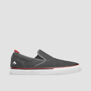 Emerica Wino G6 Slip-On Shoes - Dark Grey/Black/ Red