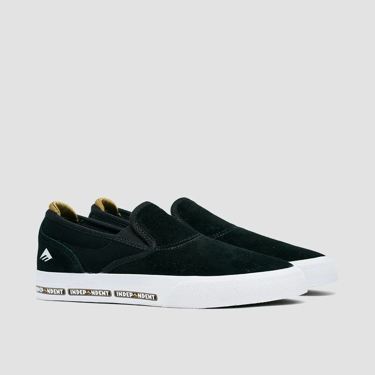 Emerica Wino X Indy Slip On Shoes Black - Kids