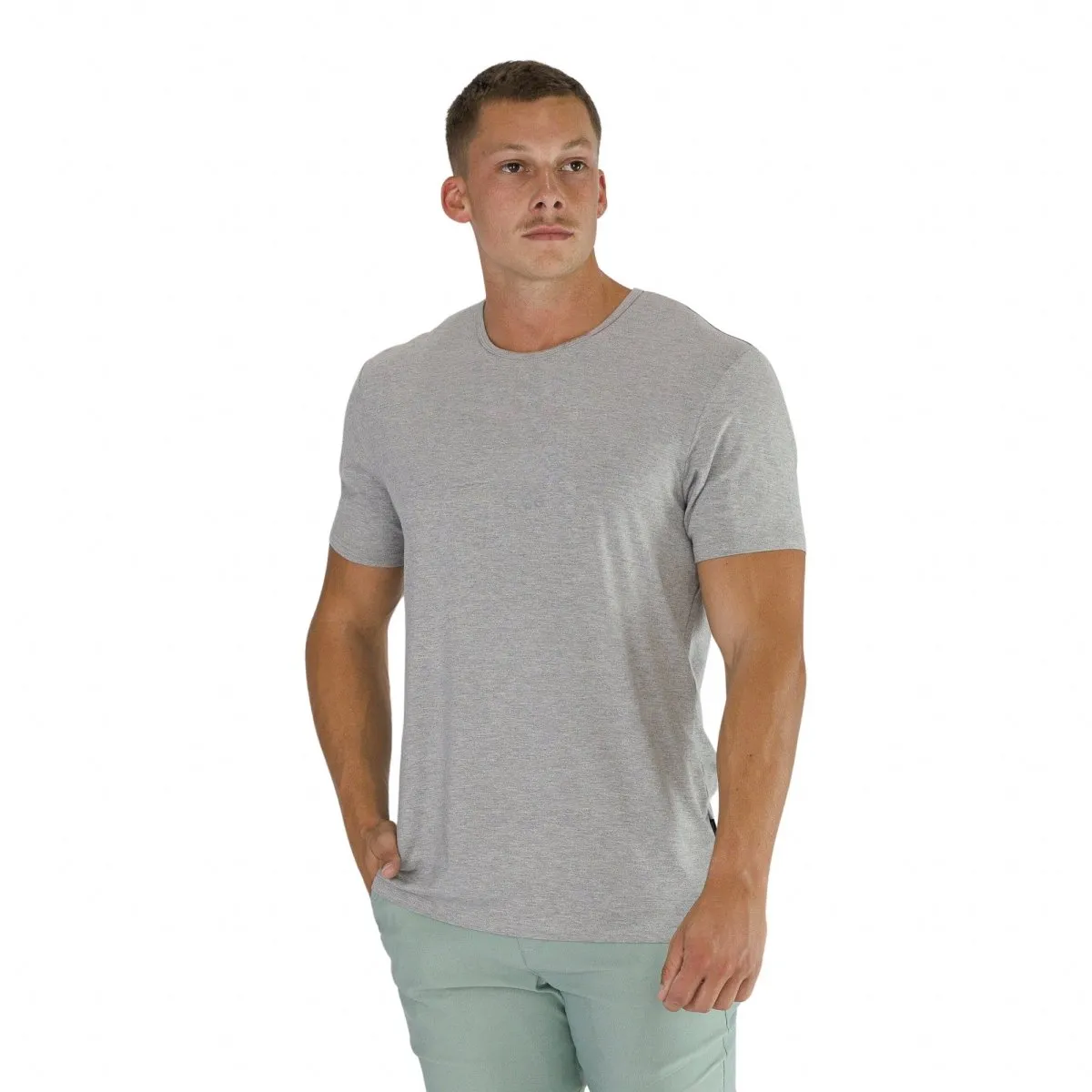 Essential Bamboo T-Shirt - Grey Heather