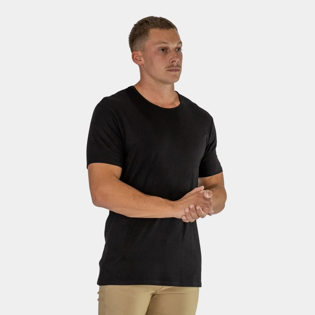 Essential Bamboo T-Shirt - Midnight Black