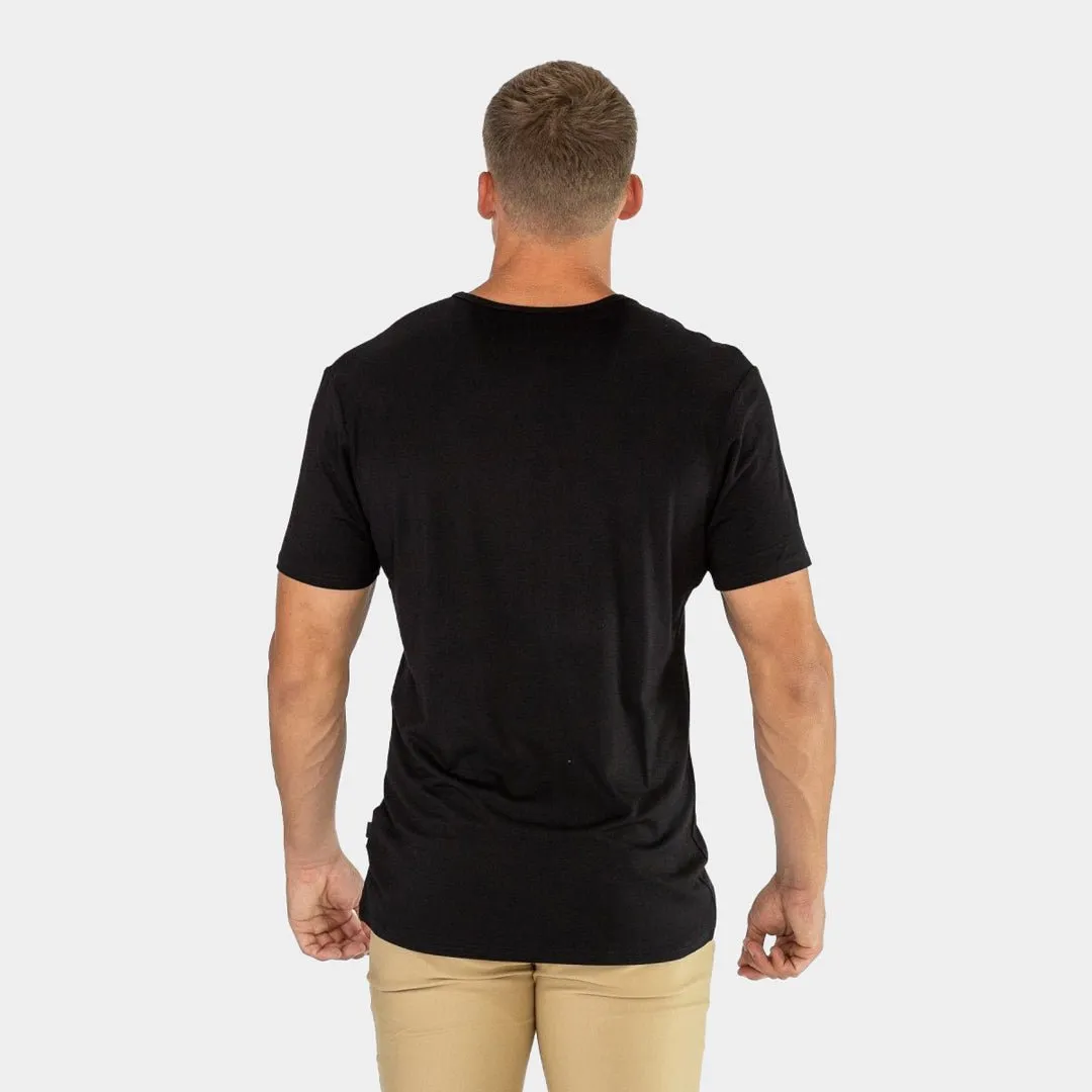 Essential Bamboo T-Shirt - Midnight Black