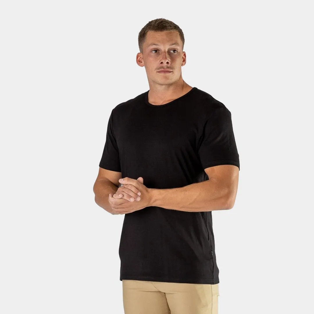 Essential Bamboo T-Shirt - Midnight Black