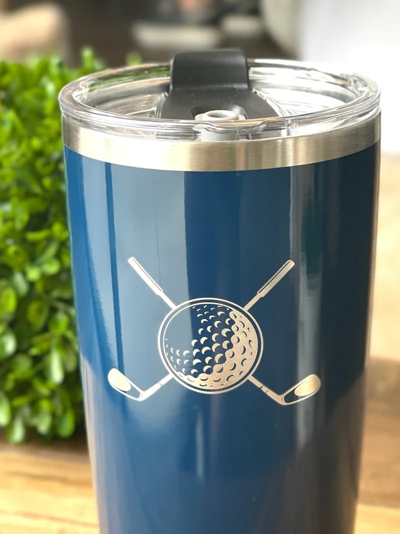 Etched Golf Tumbler 30oz