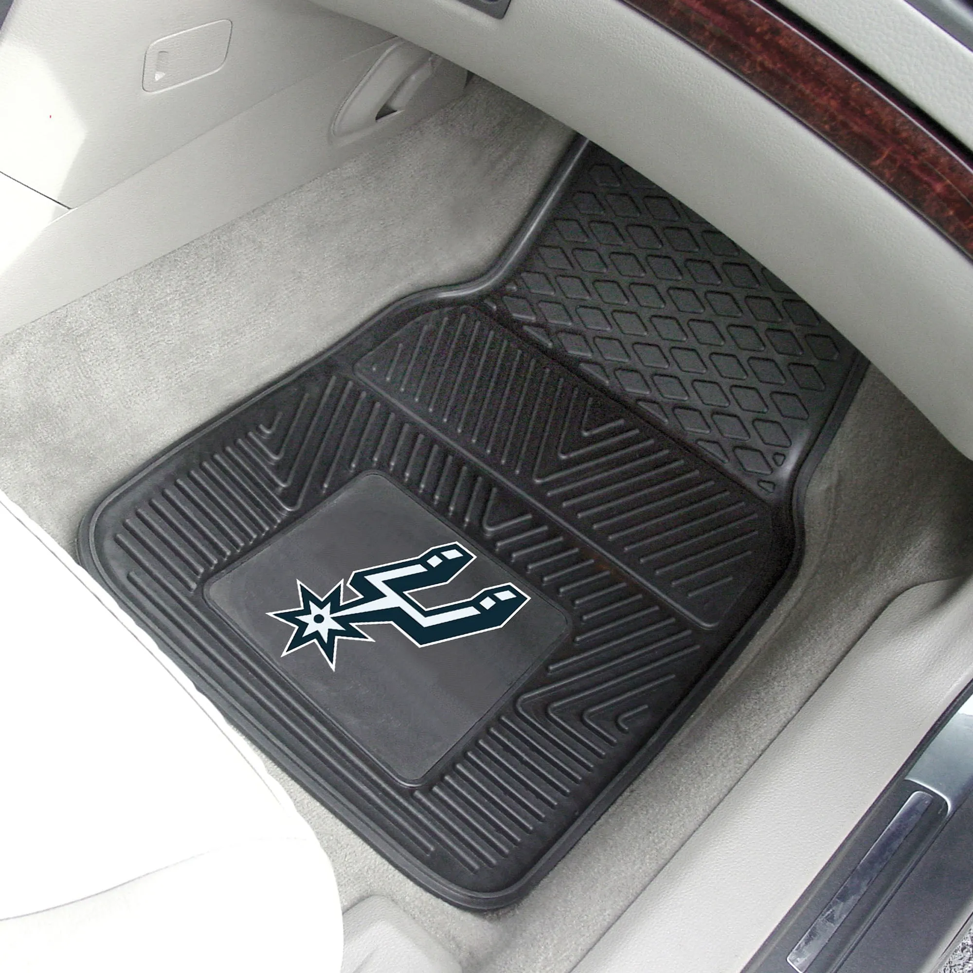 Fanmats San Antonio Spurs Heavy Duty Car Mat Set - 2 Pieces