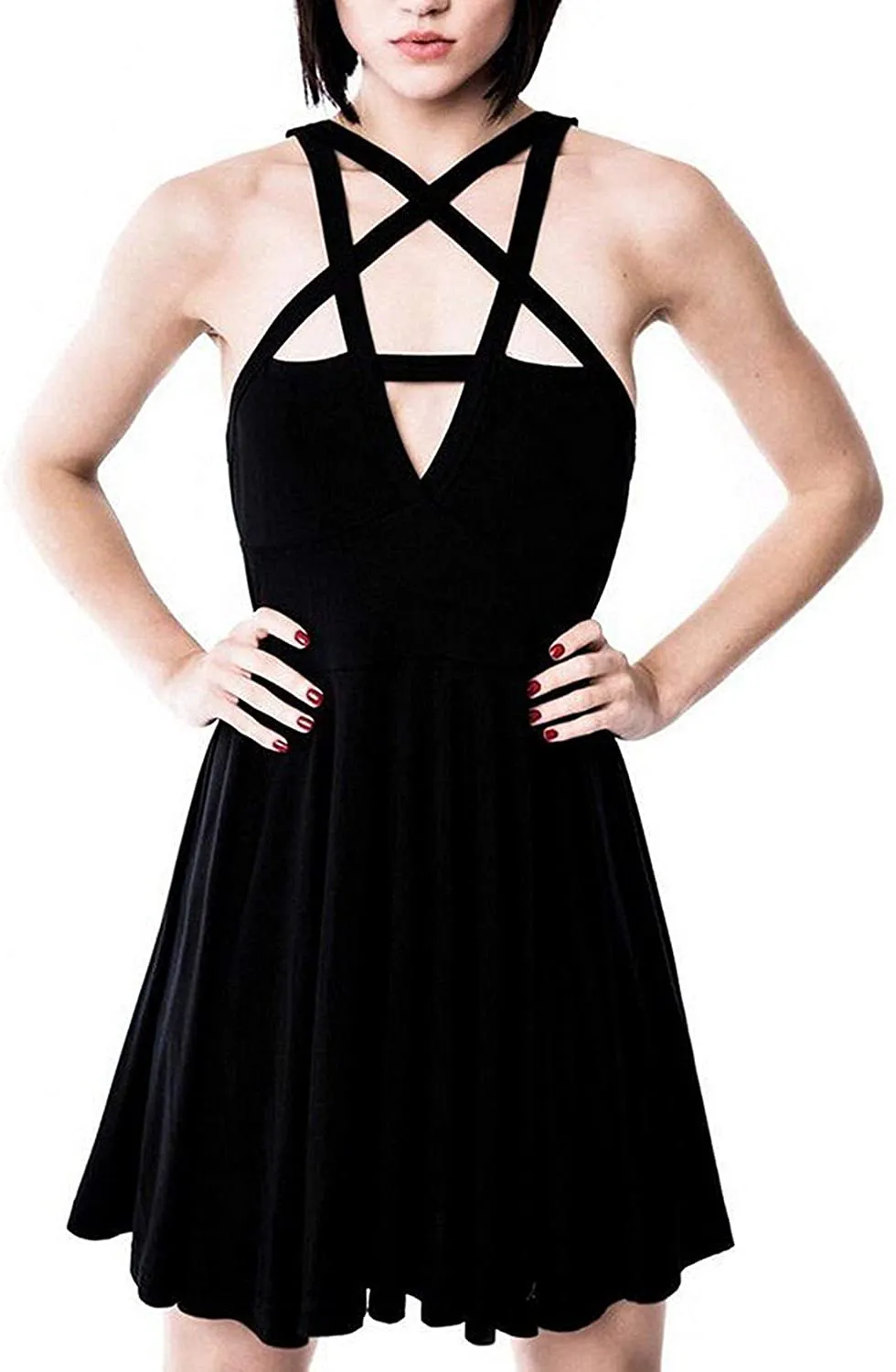 Fashion Dress Gothic Vintage Romantic Casual Dress for Women