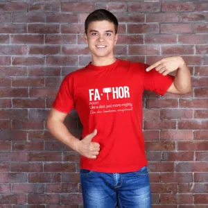 FaThor Gift T-Shirt for Dad