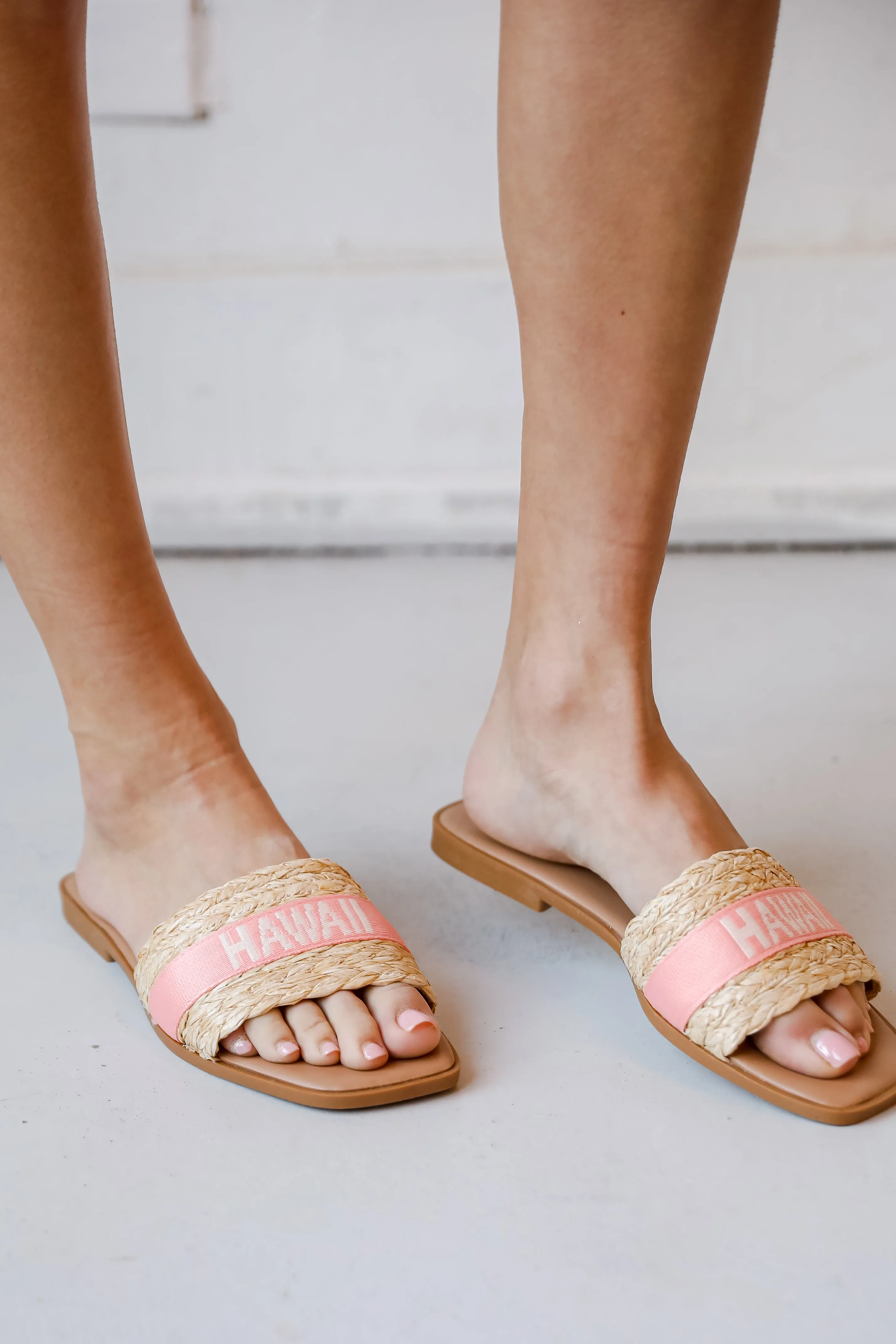 FINAL SALE - Escape To The Beach Slide Sandals