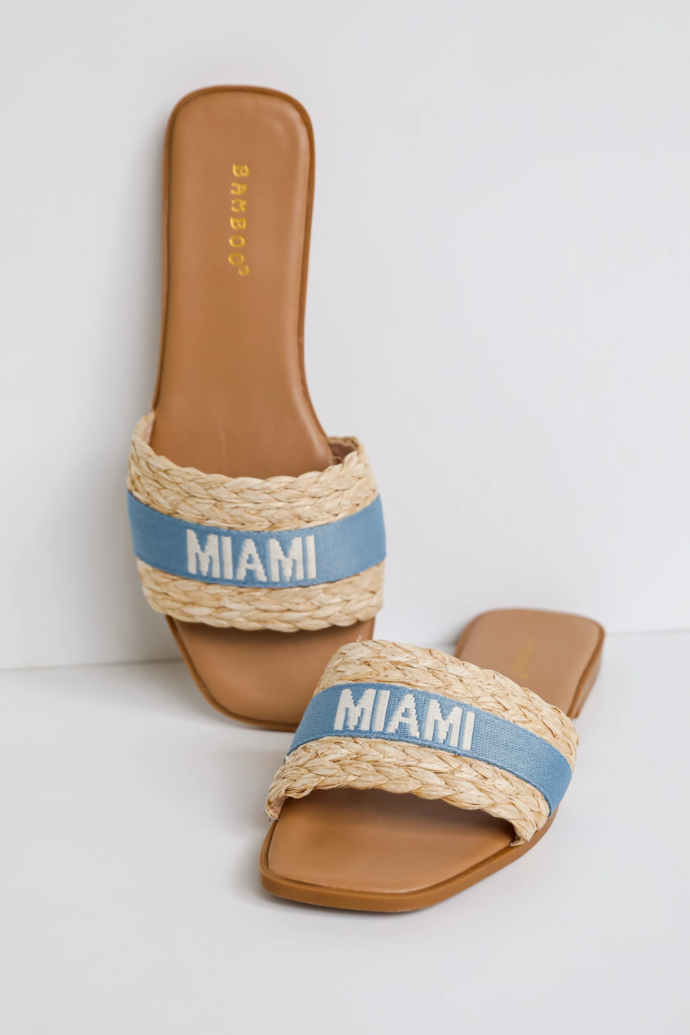 FINAL SALE - Escape To The Beach Slide Sandals