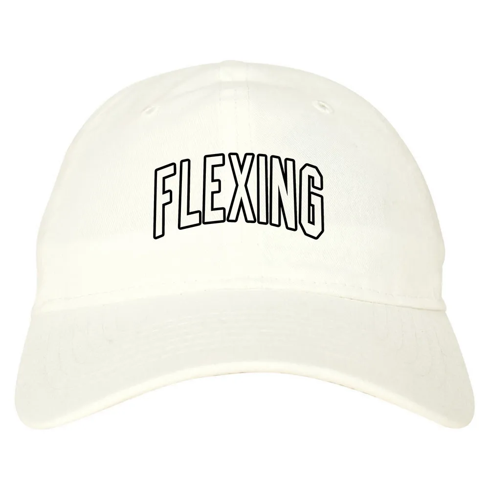 Flexing Outline Mens Dad Hat