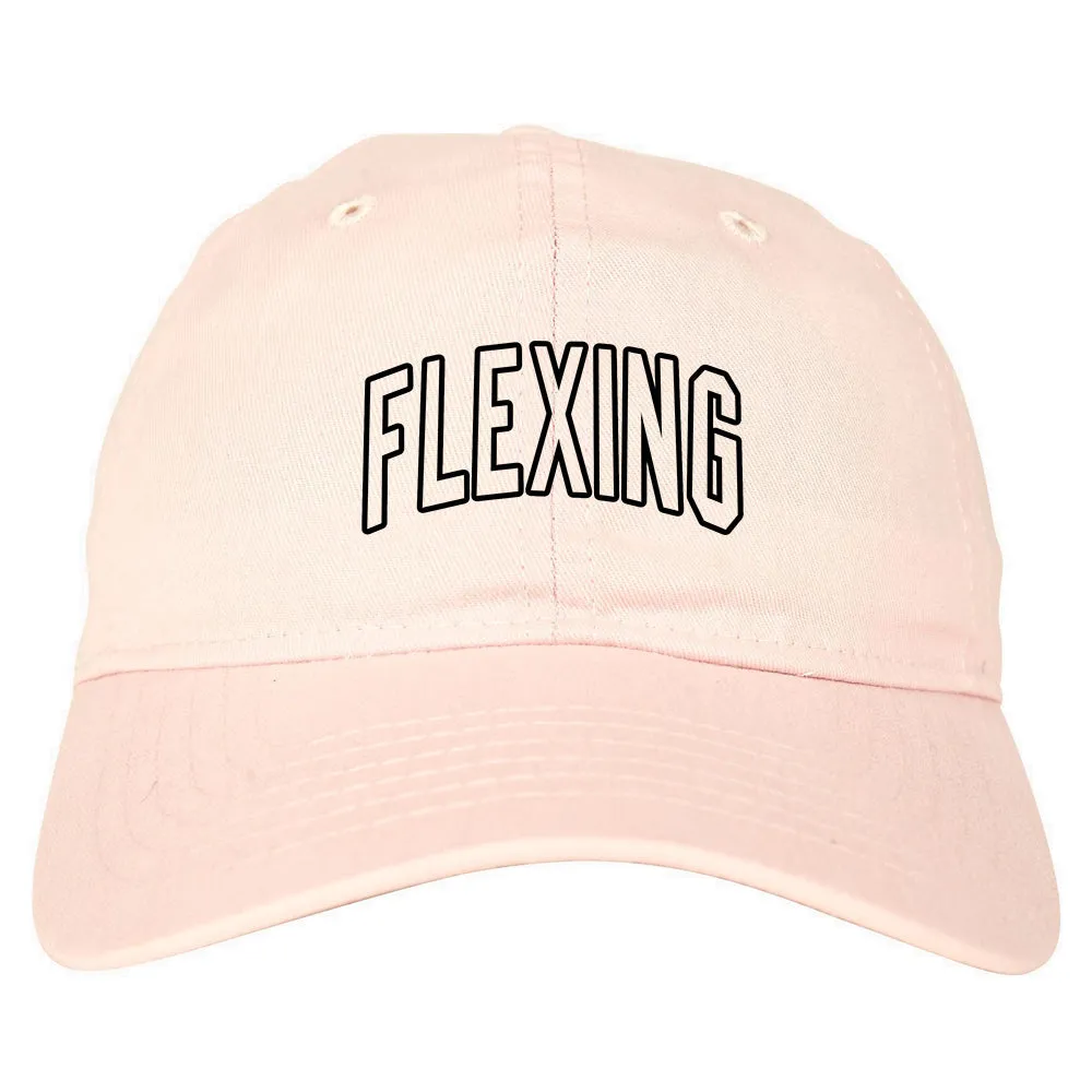 Flexing Outline Mens Dad Hat