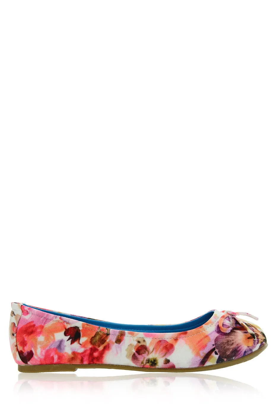 FRANCESCO MILANO Floral Multicolor Ballerinas