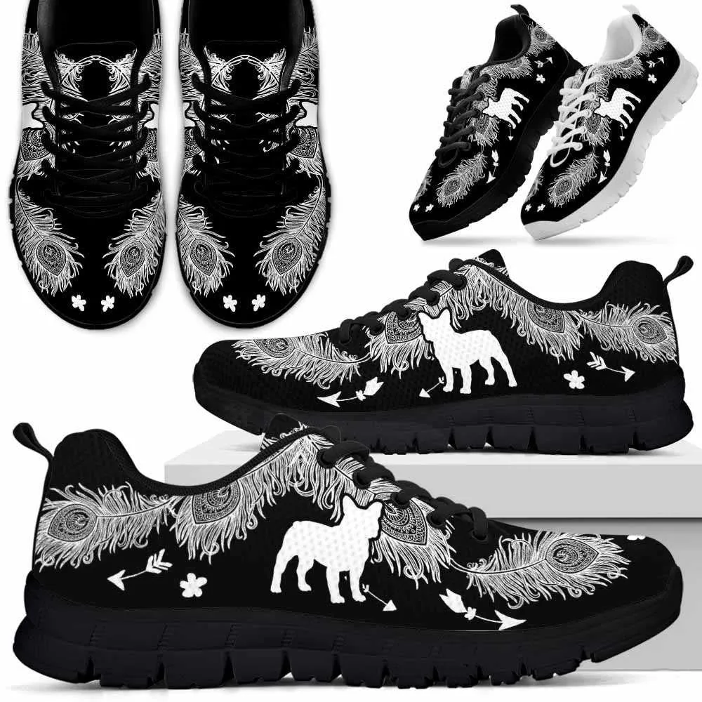 Frenchie Sneaker, Frenchie Dog Lovers Sneakers Running Shoes Gift Women Men Dog Mom Dog Dad, Frenchie Shoes