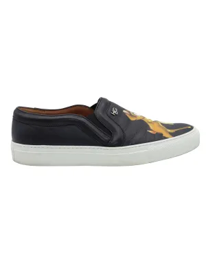 Givenchy Bambi Skate Sneakers in Black Leather