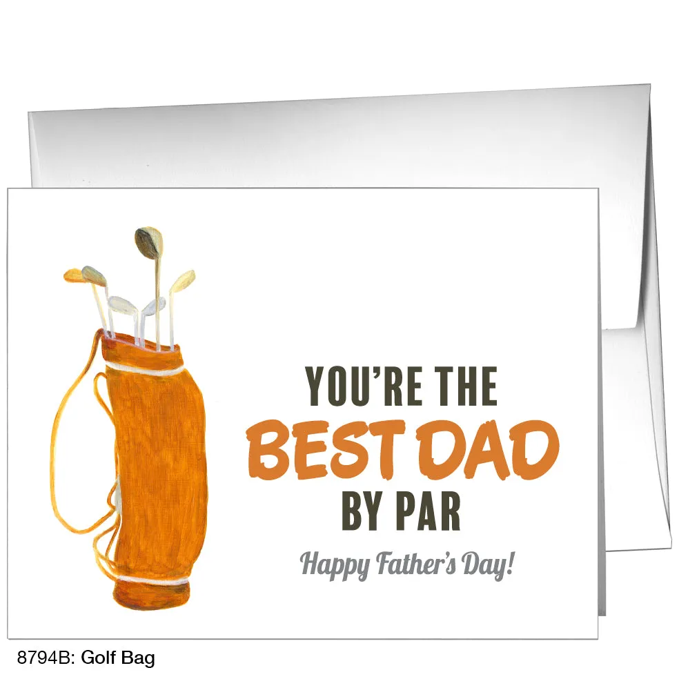 Golf Bag, Greeting Card (8794B)