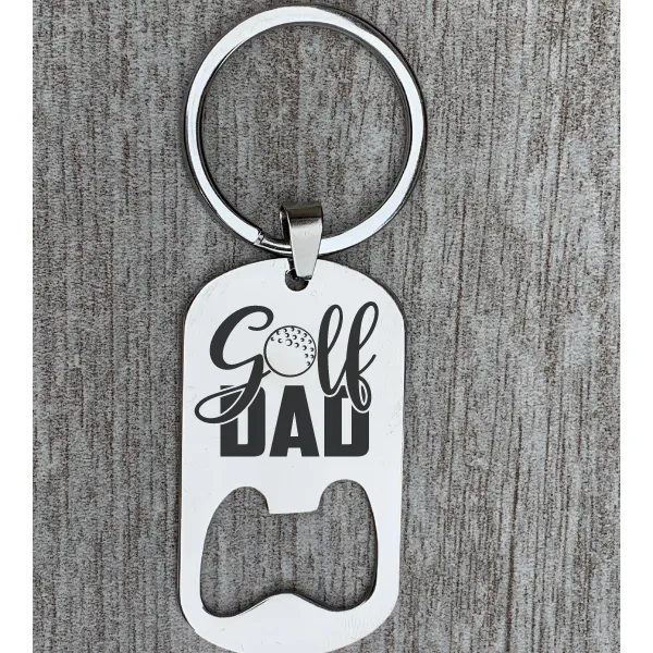 Golf Dad Keychain