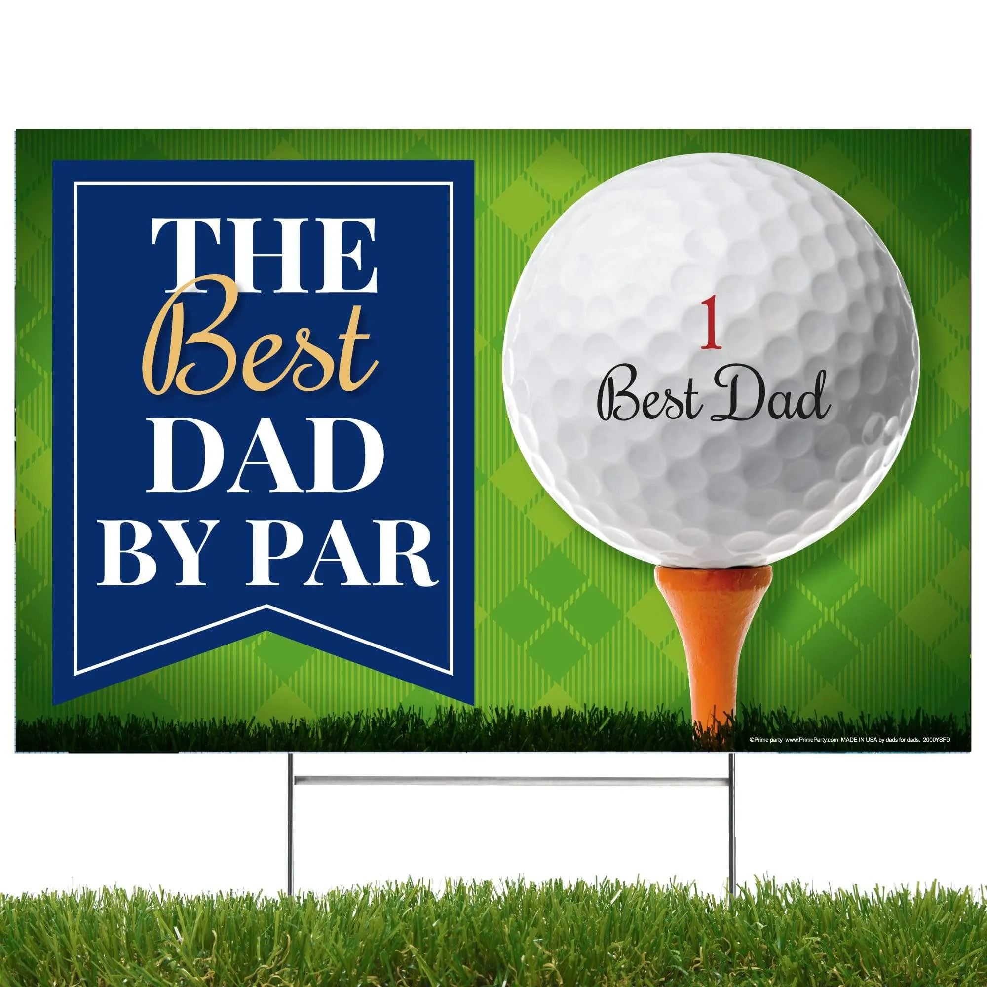 Golf Father's Day Yard Sign