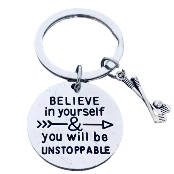 Golf Keychain - Believe in Yourself