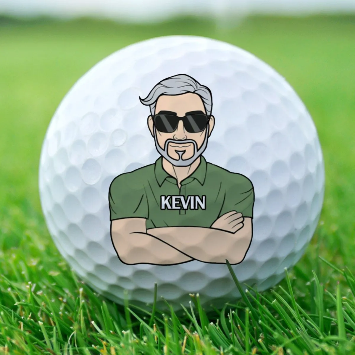 Golf Lovers - If Found Return To This Guy - Personalized Golf Ball - Gift For Dad, Father, Grandpa, Golfer