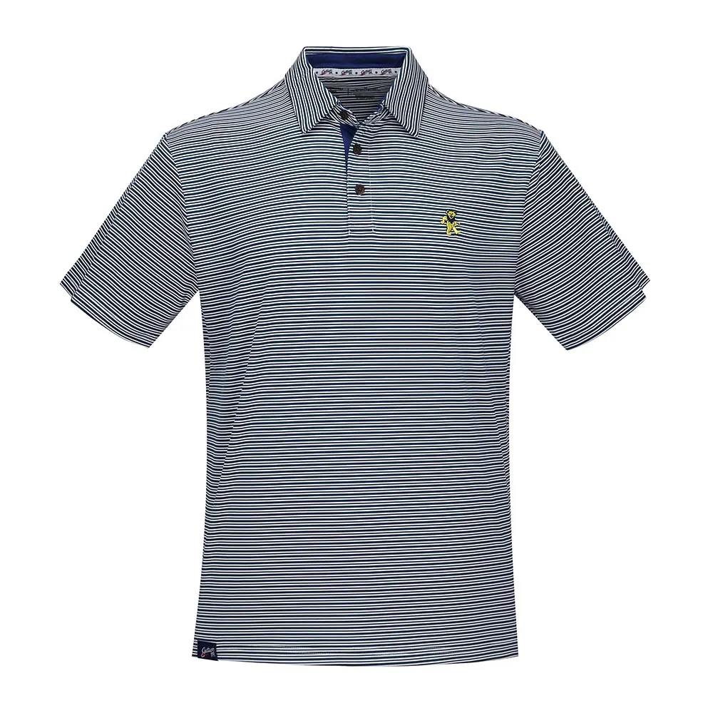 Grateful Dead | Performance Polo | Dancing Bear Striped