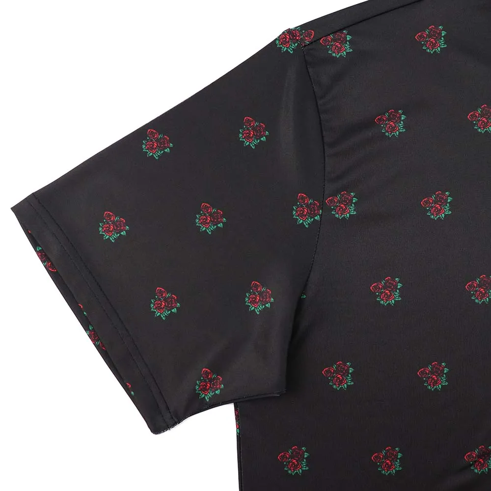 Grateful Dead | Performance Polo | Roses Black