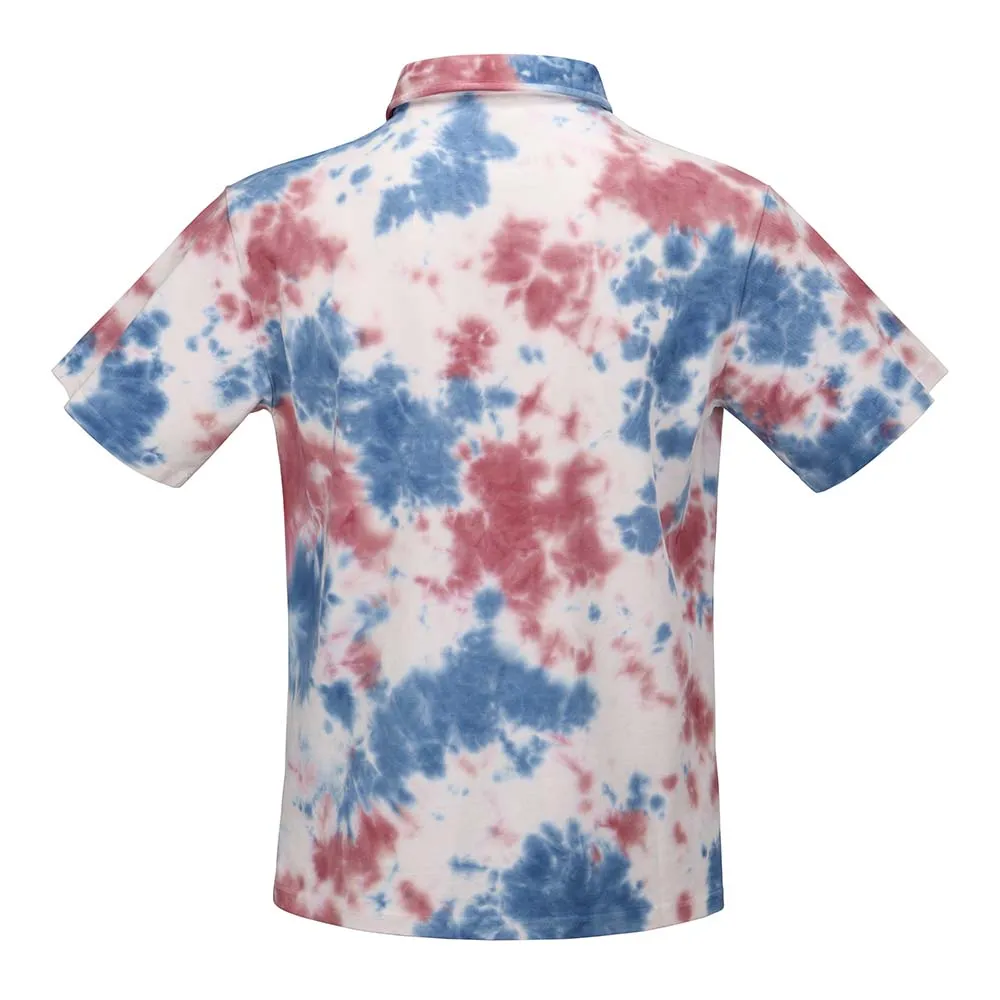 Grateful Dead | Pique Polo | Red White and Blue Stealie