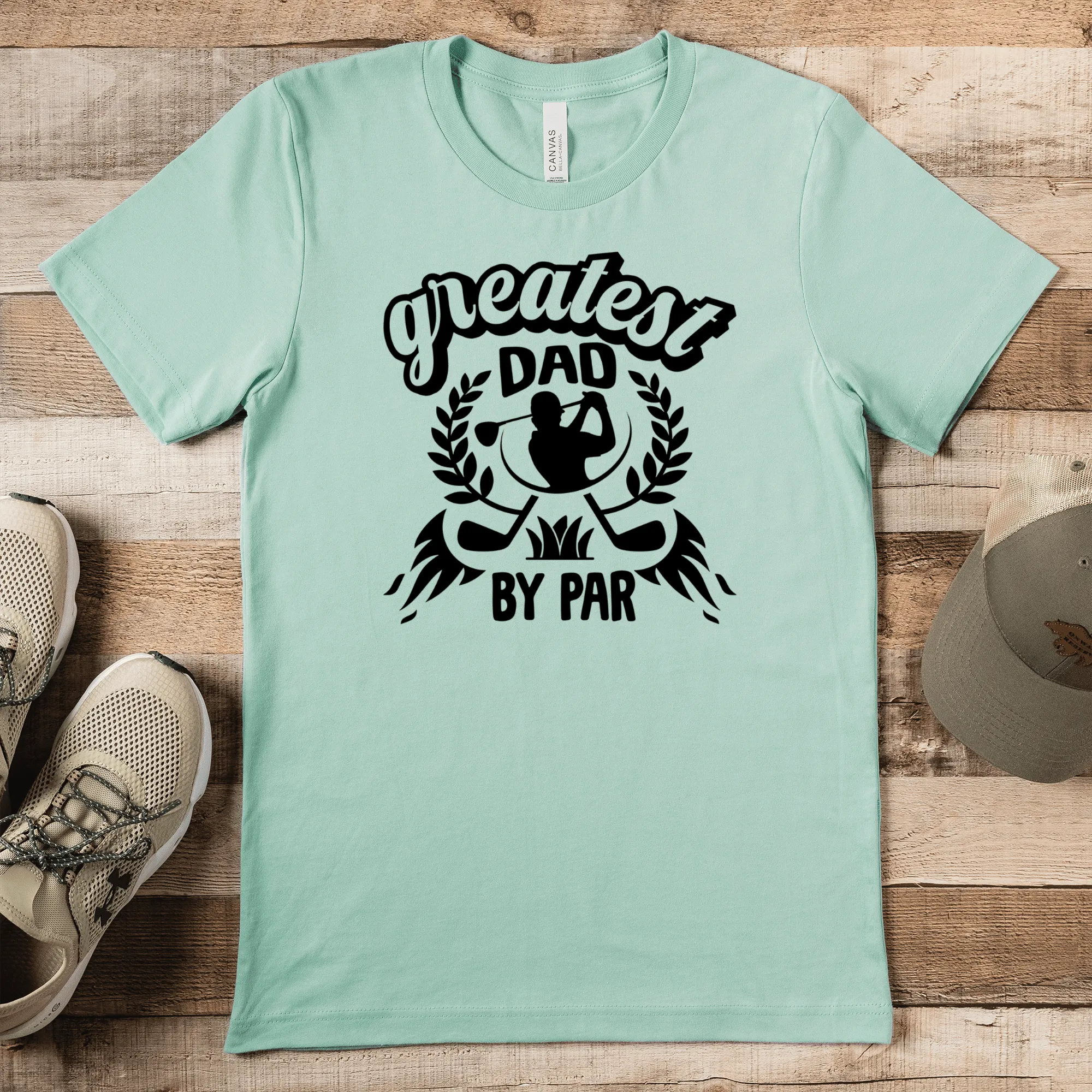 Greatest Dad By Par Mens T Shirt