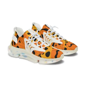 Halloween Pumpkins Women's Mesh Sneakers