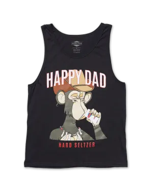 Happy Dad Ape Tank (Black)