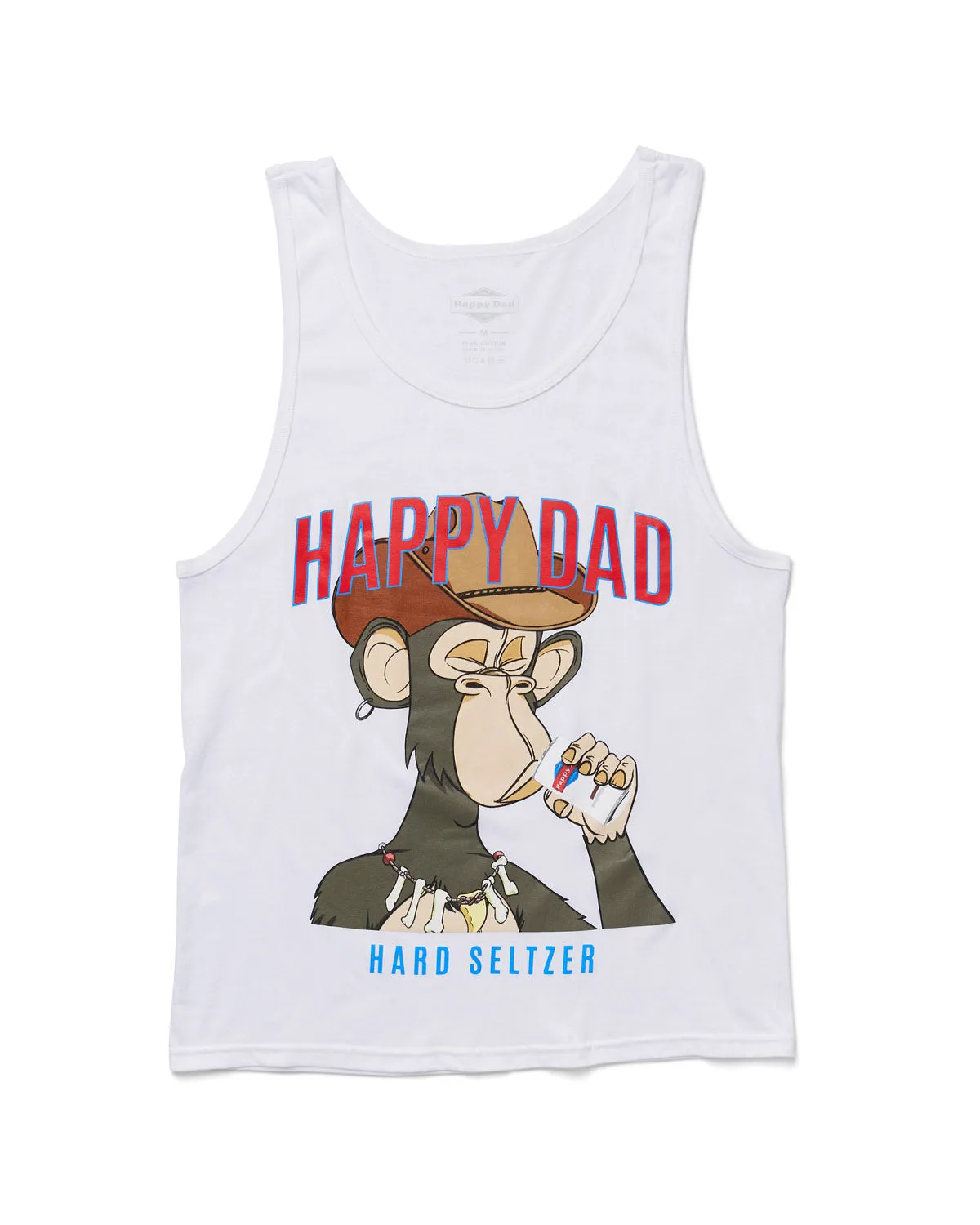 Happy Dad Ape Tank (White)