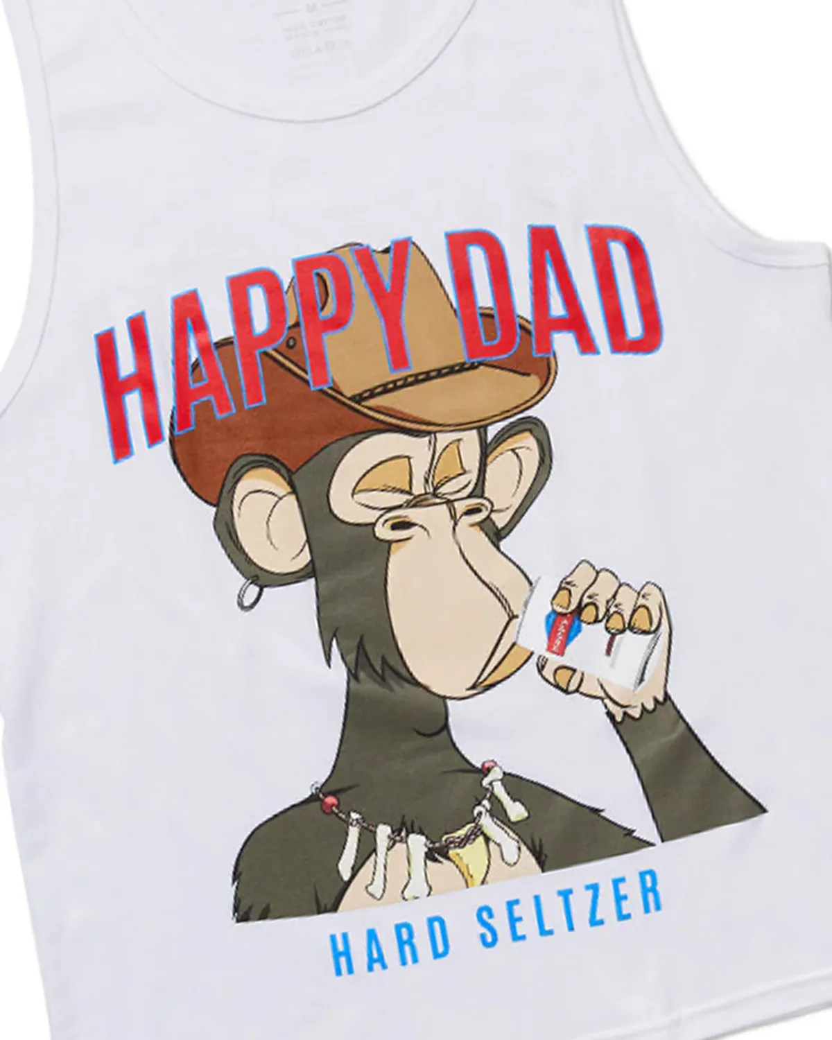 Happy Dad Ape Tank (White)