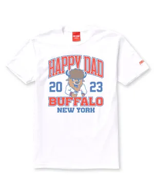 Happy Dad Buffalo Mascot Tee