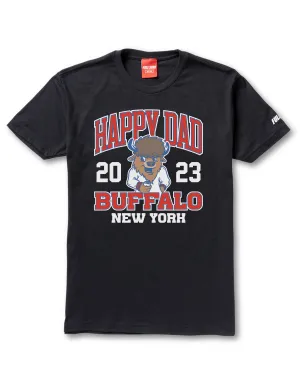 Happy Dad Buffalo Mascot Tee